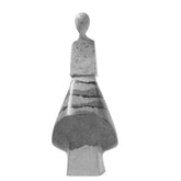 Petite statue fabriquée main en papier recyclé